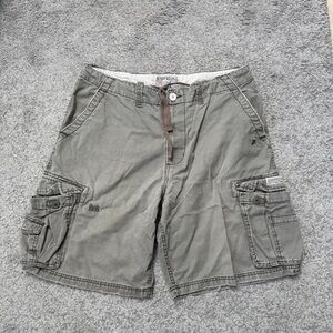 Aeropostale Men's Gray Cargo Shorts